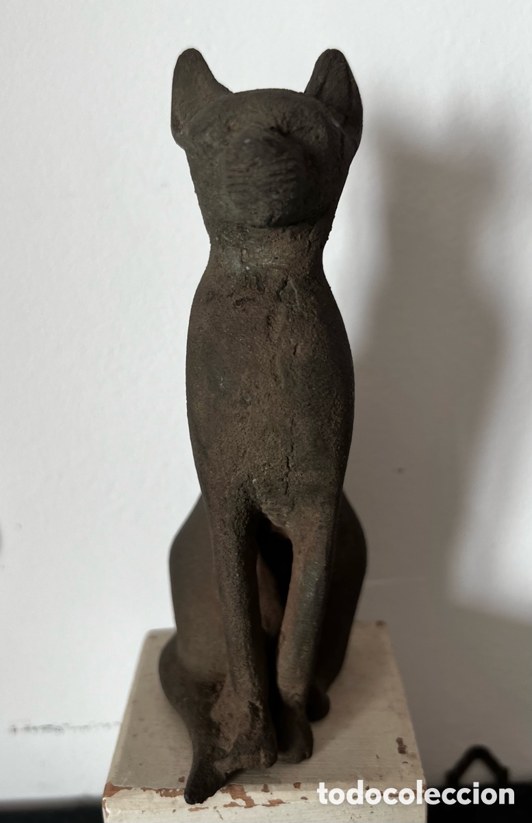 Antig&uuml;edades: Estatuilla de Bastet-Bronce - Foto 17