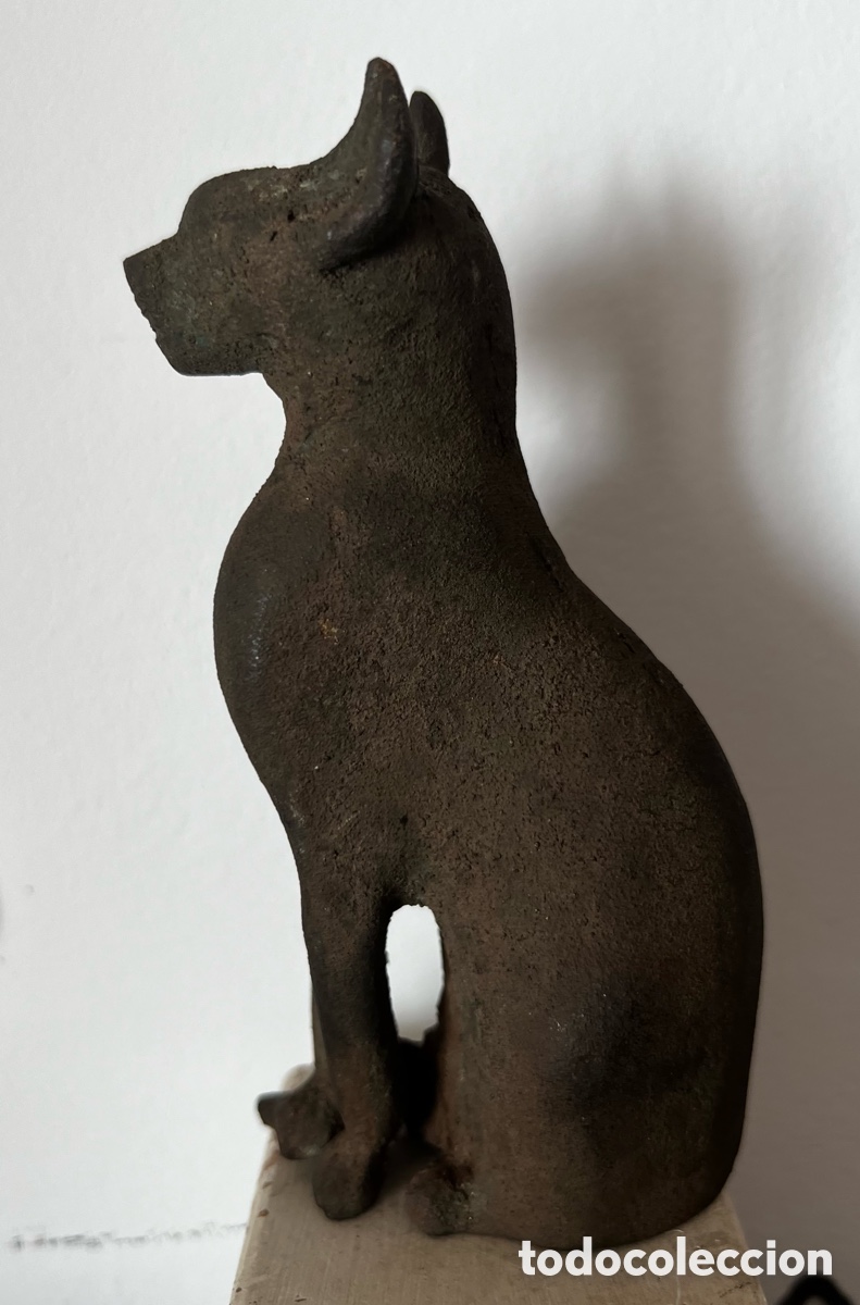 Antig&uuml;edades: Estatuilla de Bastet-Bronce - Foto 18