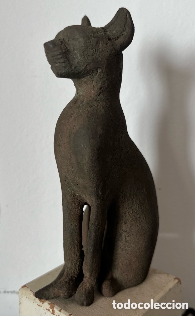Antig&uuml;edades: Estatuilla de Bastet-Bronce - Foto 1