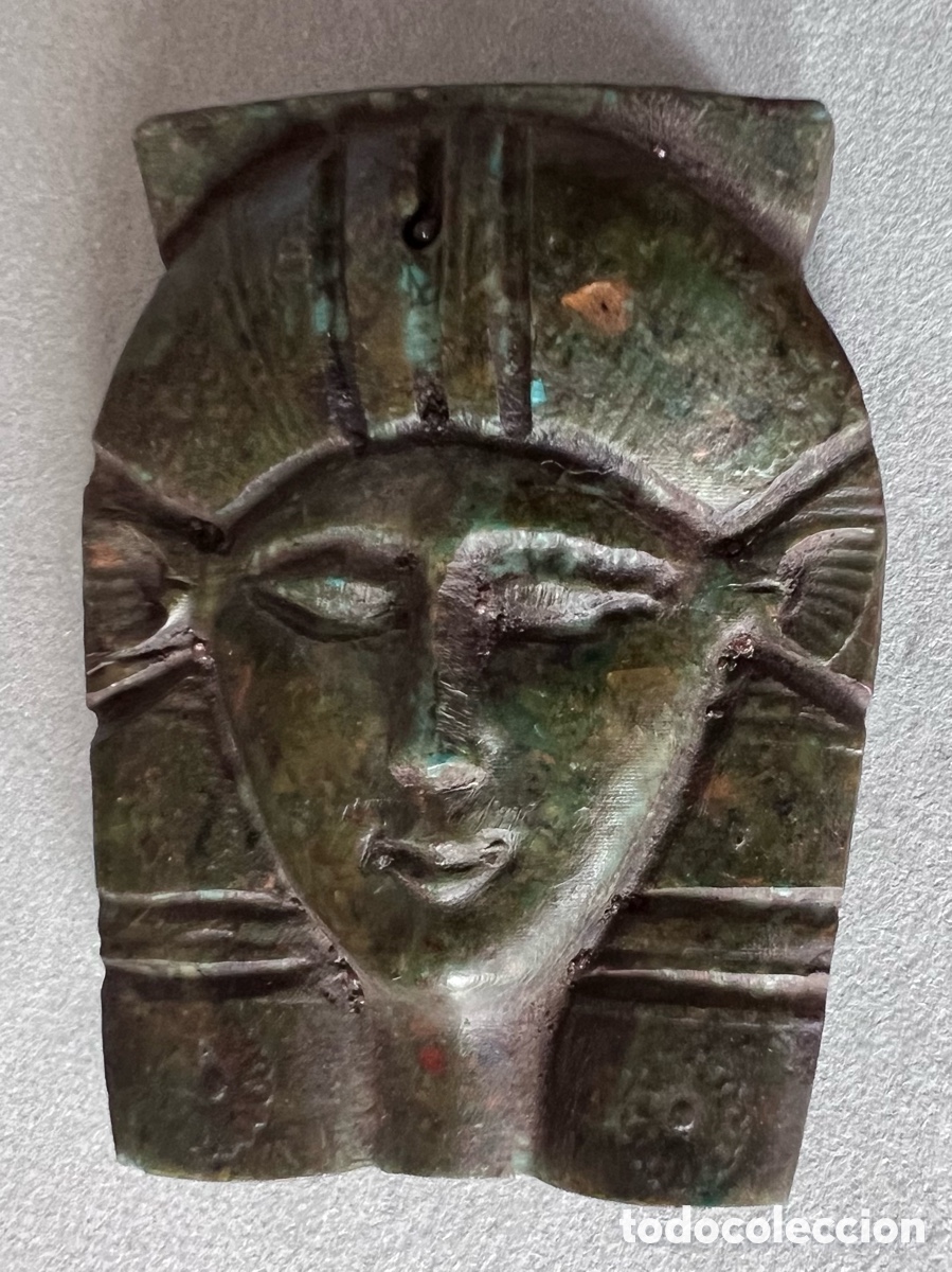 Antig&uuml;edades: Medall&oacute;n de Hathor - turquesa - Foto 7