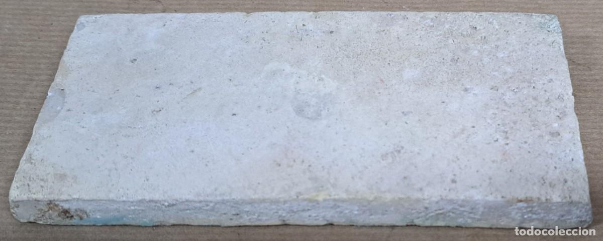 Antig&uuml;edades: Azulejo catal&aacute;n de cenefa, siglo XIX - Foto 3