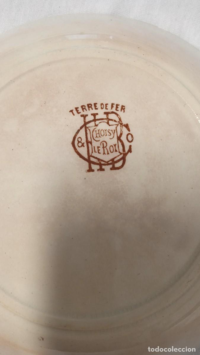Antig&uuml;edades: Antiguo plato Terre de Fer - Foto 3