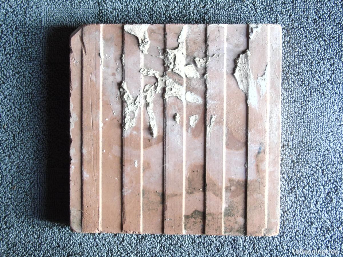 Antig&uuml;edades: ANTIGUO AZULEJO. 15CM X 15CM - Foto 2