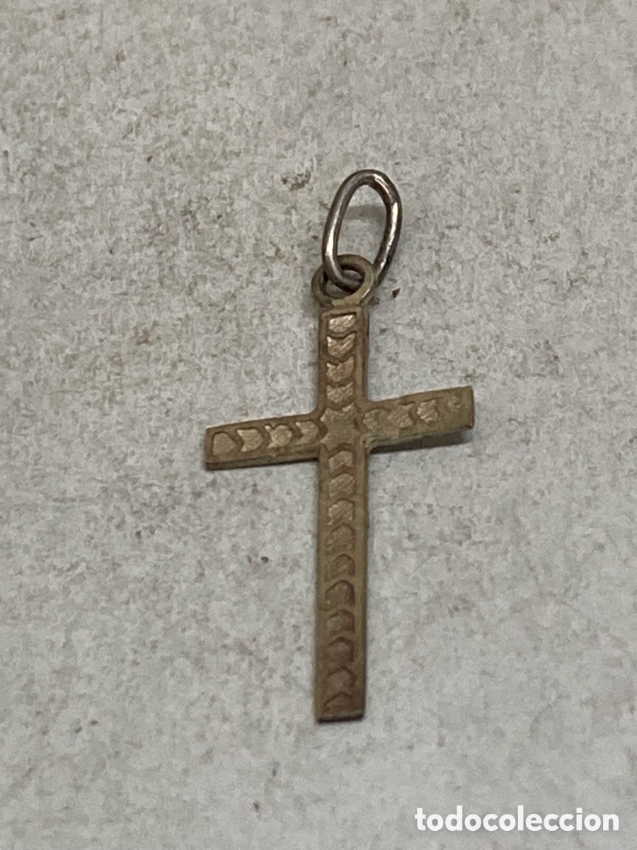 Antig&uuml;edades: Cruz de plata religiosa C324 - Foto 1