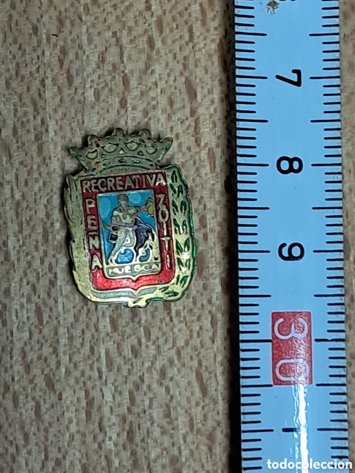 Antig&uuml;edades: Pin emblema insignia pena zoiti huesca san lorenzo