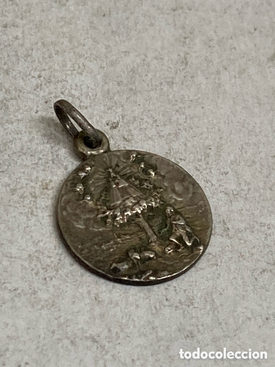 Antig&uuml;edades: Medalla de plata religiosa - Foto 1