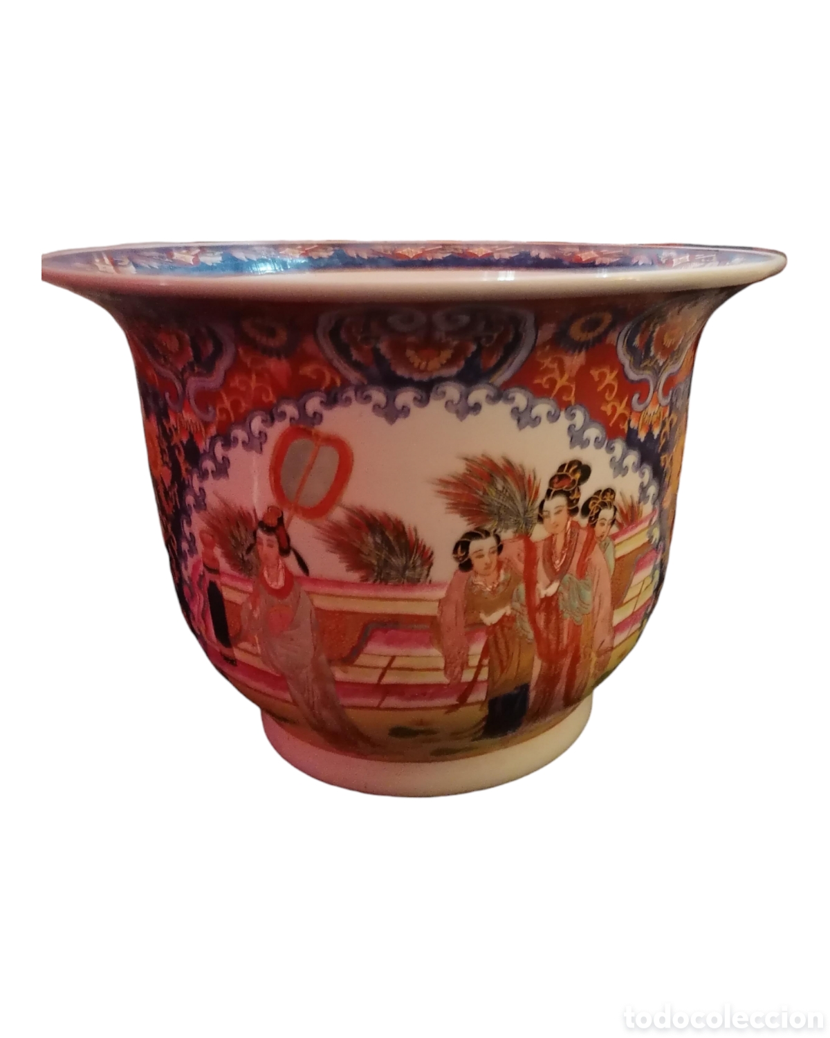 Antig&uuml;edades: Macetero antiguo japon&eacute;s - Foto 1