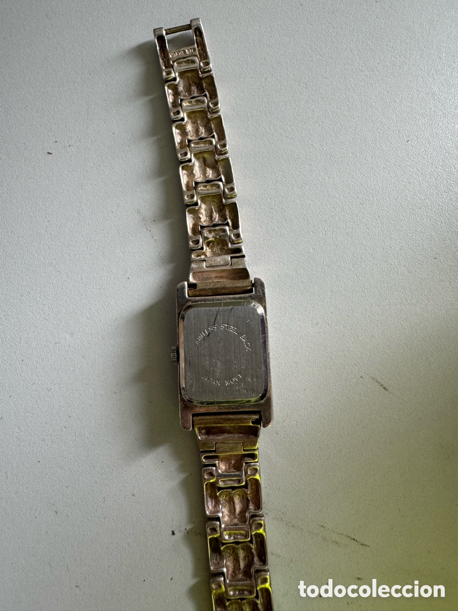 Antig&uuml;edades: Reloj caja de plata 925 - Foto 2