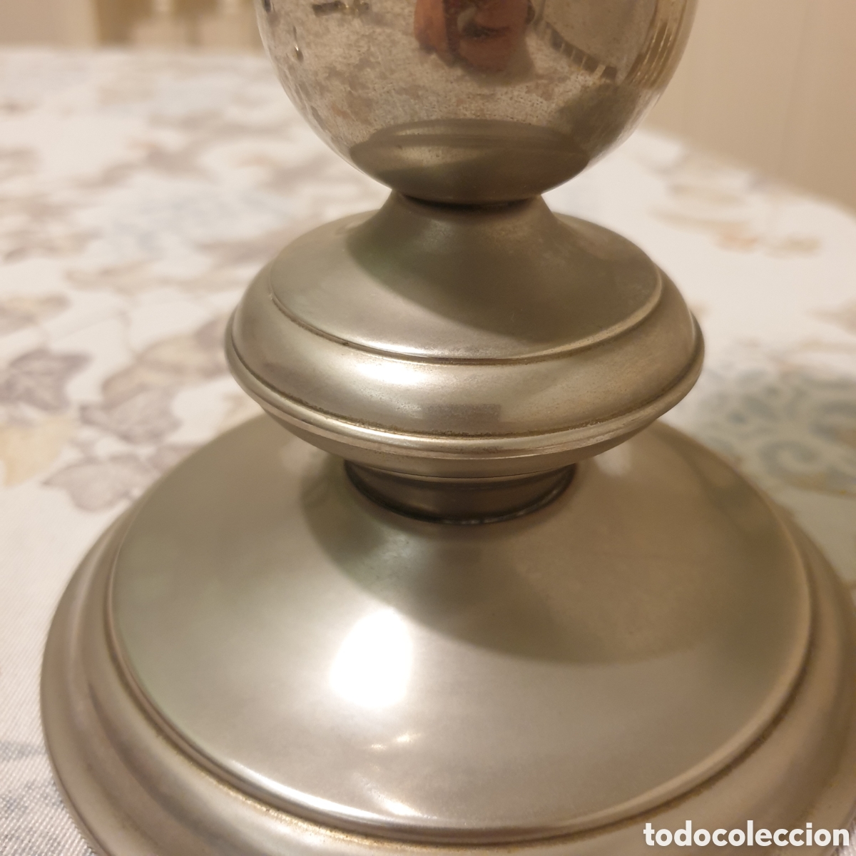 Antig&uuml;edades: Pie de l&aacute;mpara VINTAGE - Foto 3