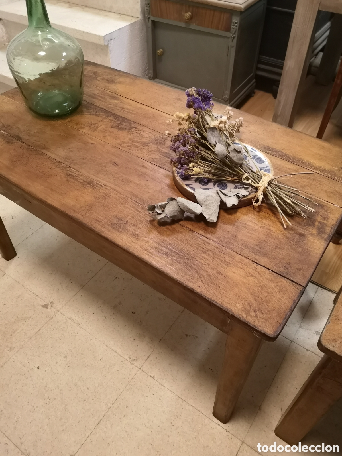 Antig&uuml;edades: Mesa de escuela antigua - Foto 2
