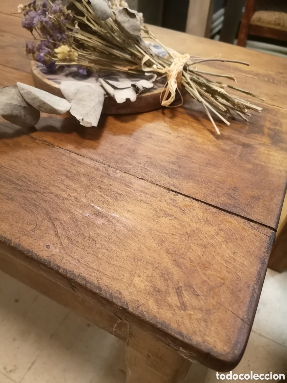 Antig&uuml;edades: Mesa de escuela antigua - Foto 3