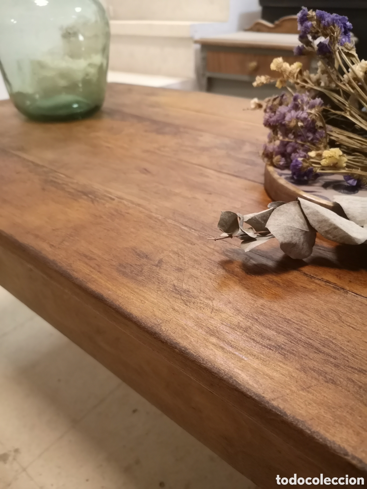 Antig&uuml;edades: Mesa de escuela antigua - Foto 4