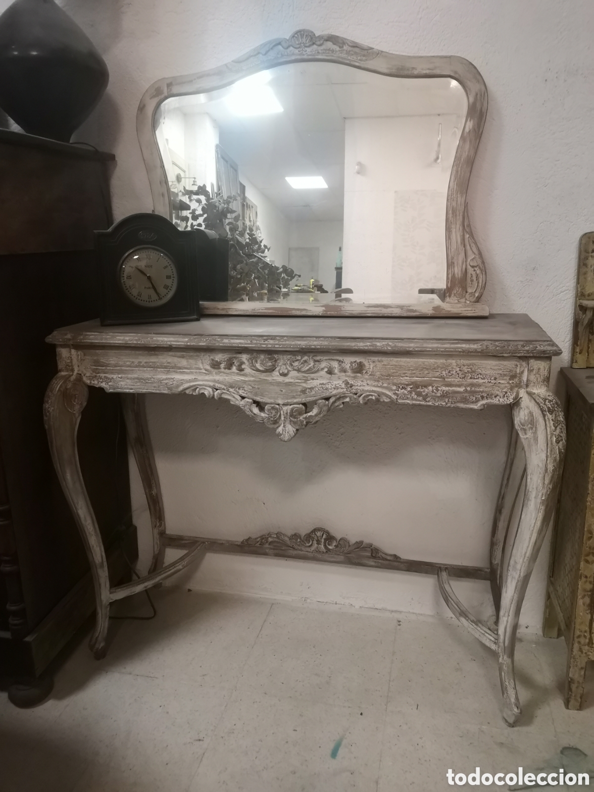Antig&uuml;edades: Sillas de madera con rejilla - Foto 3