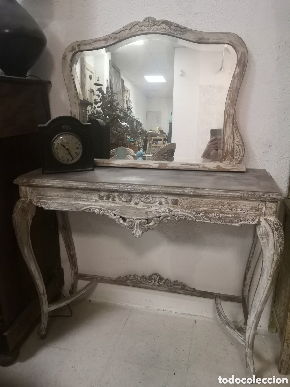 Antig&uuml;edades: Sillas de madera con rejilla - Foto 4