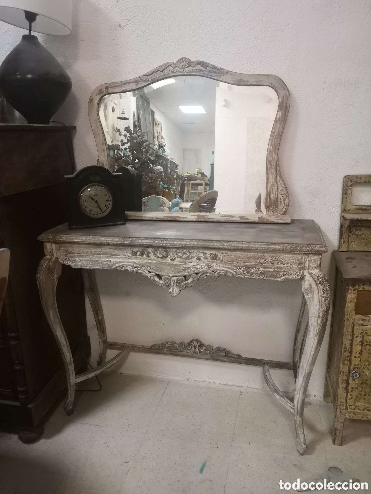 Antig&uuml;edades: Sillas de madera con rejilla - Foto 5
