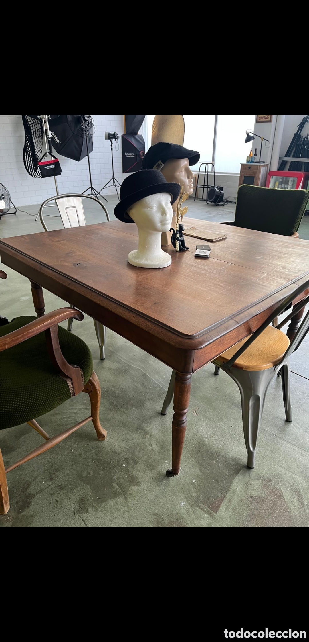 Antig&uuml;edades: Mesa antigua recuperada - Foto 3