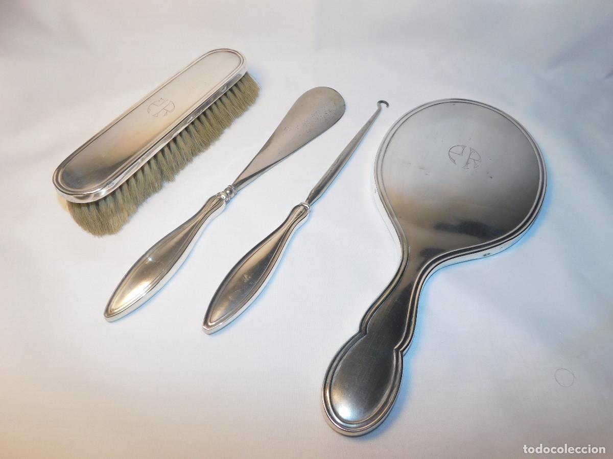 Antig&uuml;edades: Set de plata Inglesa Birmingham para calzado - Foto 1