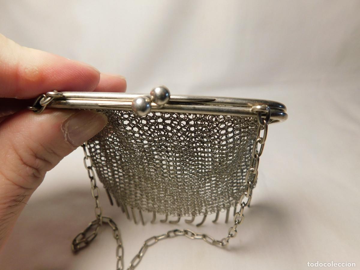 Antig&uuml;edades: Monedero de plata .800 - Foto 12