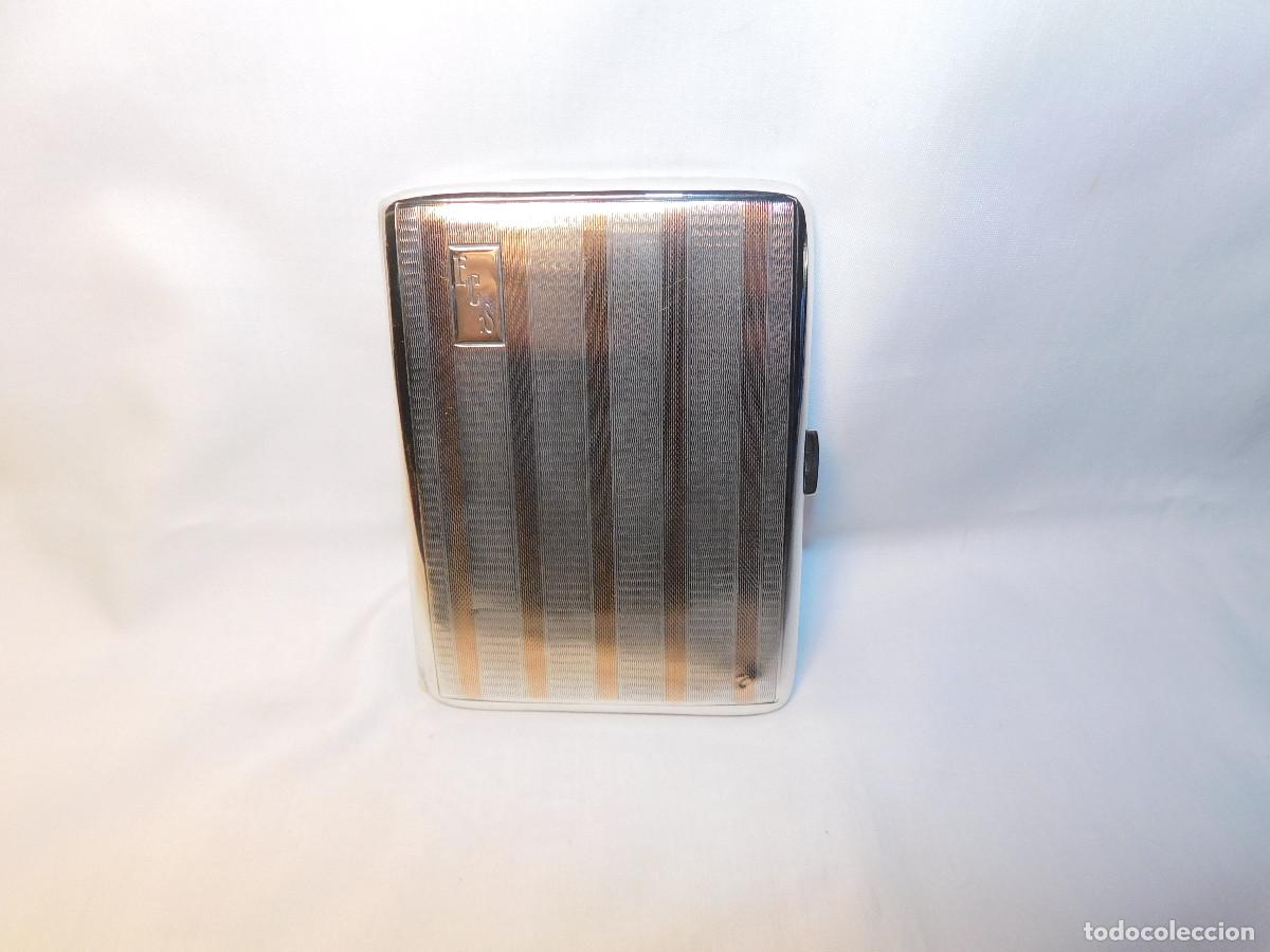 Antig&uuml;edades: Pitillera de Plata .925 Sterling Argentina - Foto 1