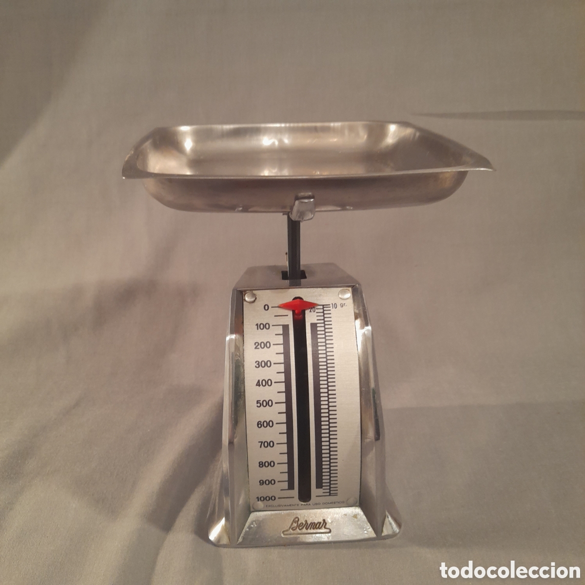 Antig&uuml;edades: BALANZA DE COCINA MARCA BERMAR - Foto 2