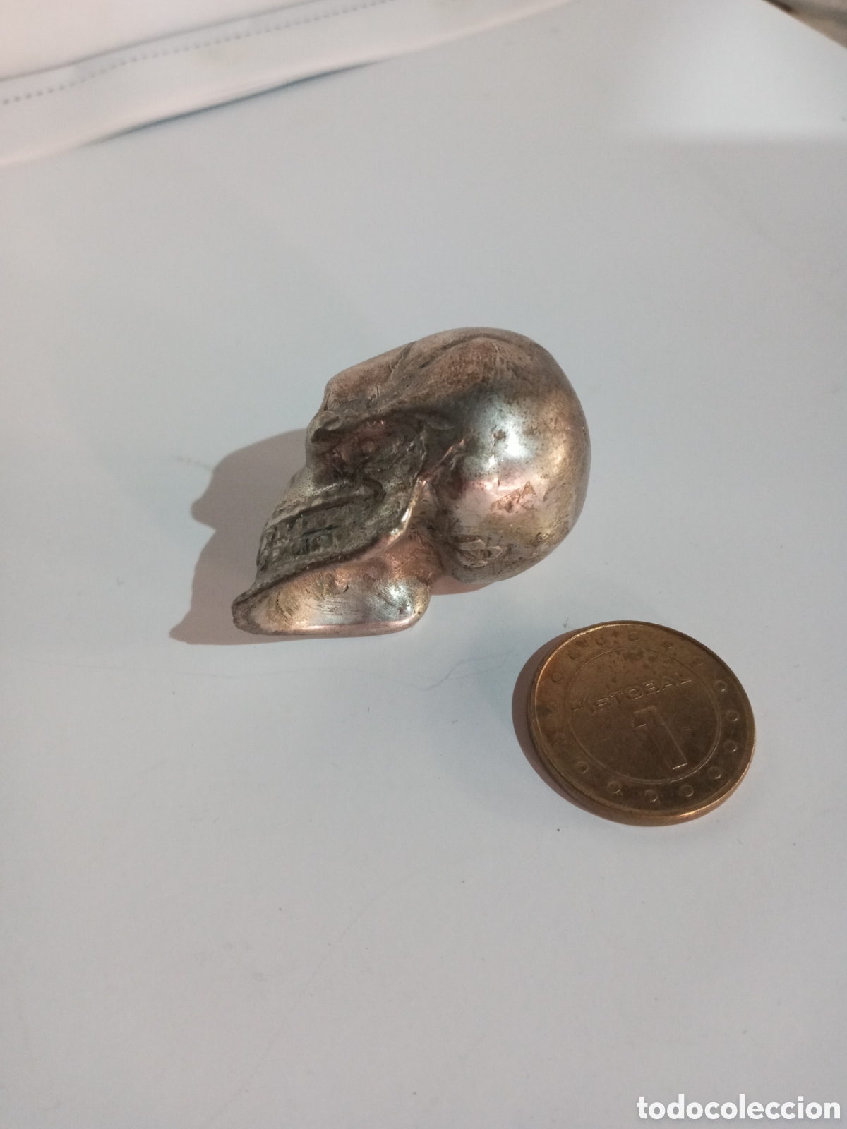 Antig&uuml;edades: CALAVERA BRONCE PEQUE&Ntilde;A - Foto 3