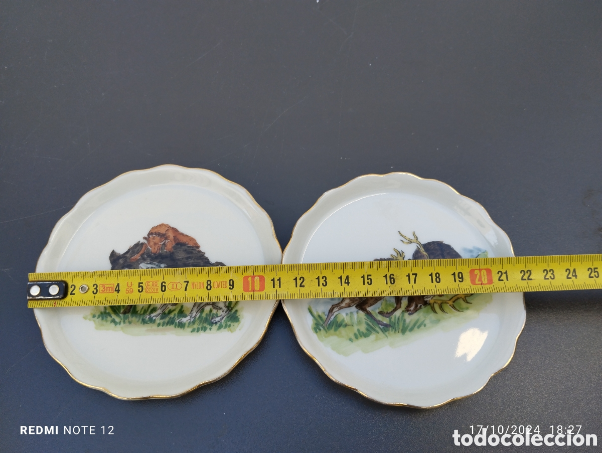 Antig&uuml;edades: PAREJA DE PLATITOS PARA TAPAS - Foto 9