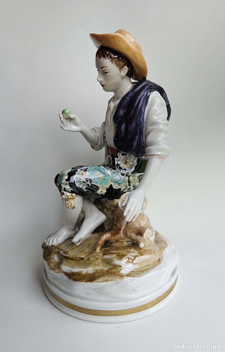 Antig&uuml;edades: FIGURA DE PORCELANA HISPANIA - Foto 4