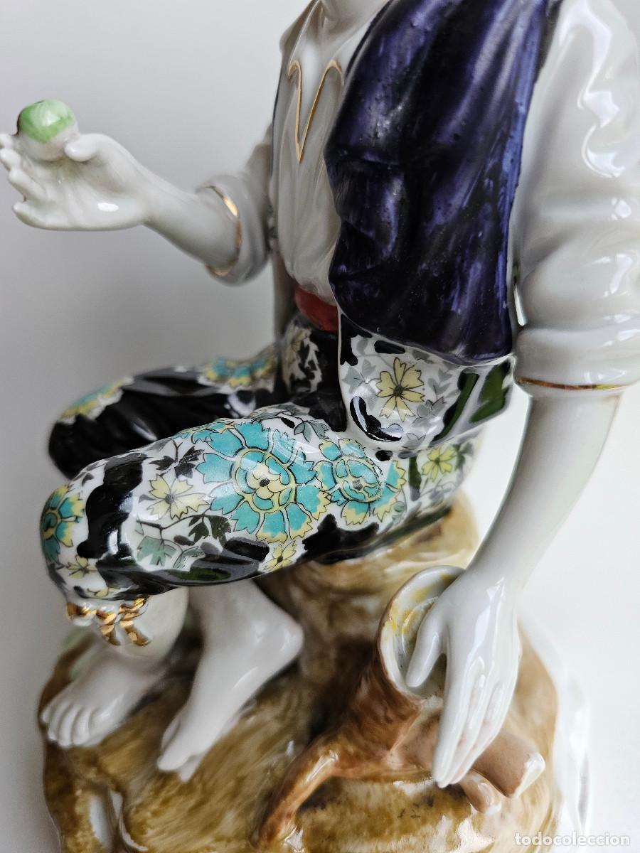 Antig&uuml;edades: FIGURA DE PORCELANA HISPANIA - Foto 5