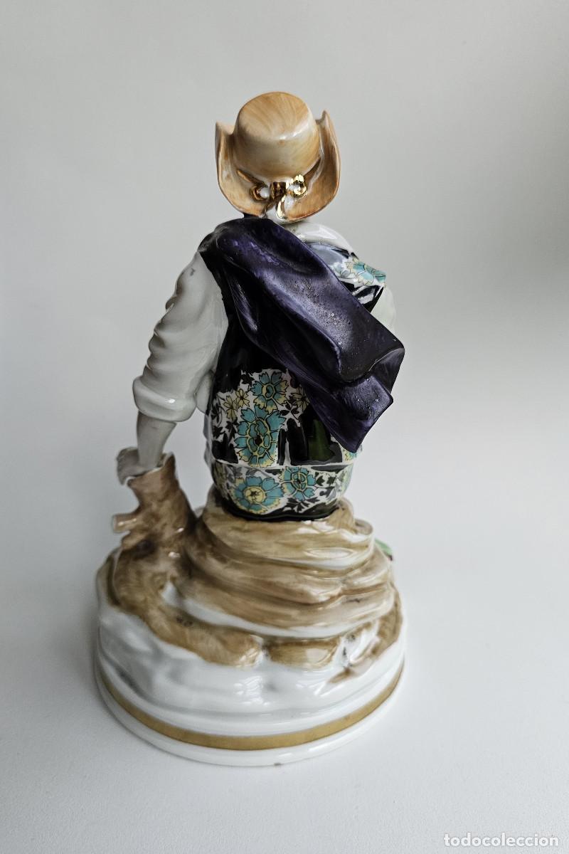 Antig&uuml;edades: FIGURA DE PORCELANA HISPANIA - Foto 7