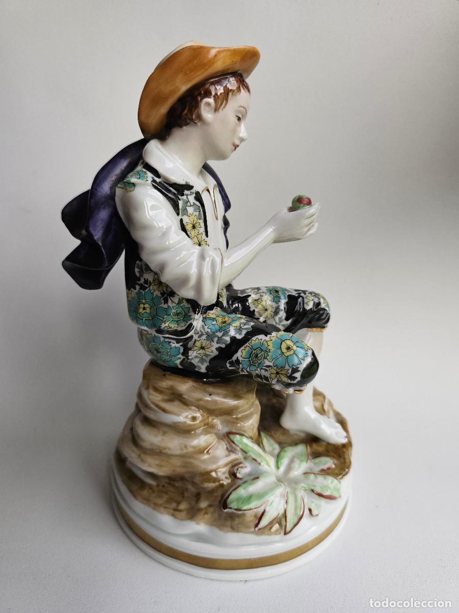 Antig&uuml;edades: FIGURA DE PORCELANA HISPANIA - Foto 8
