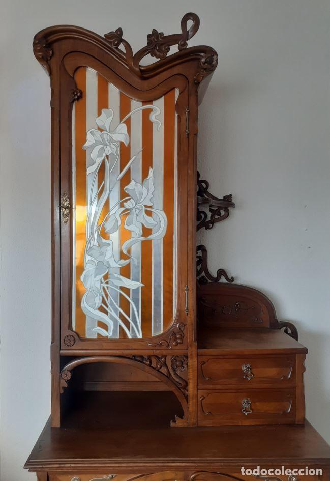 Antig&uuml;edades: MUEBLE MODERNISTA TIPO VITRINA - Foto 2