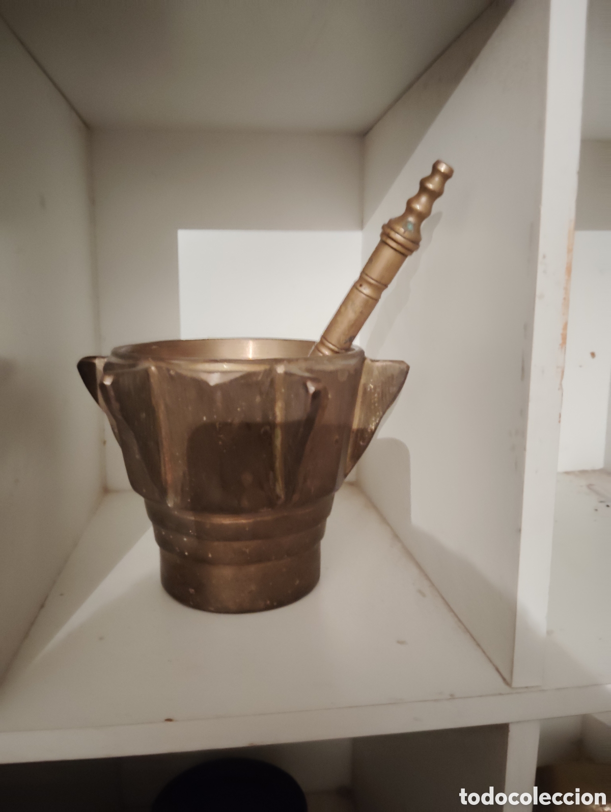 Antig&uuml;edades: Mortero d bronce antiguo - Foto 1