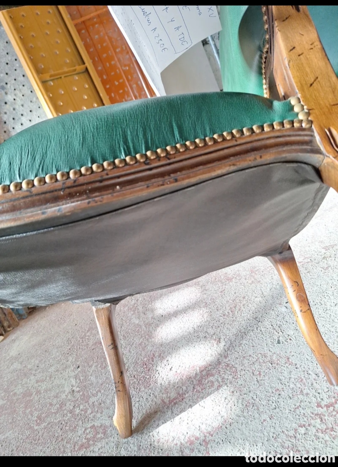 Antig&uuml;edades: Sillones verde Luis XV - Foto 5