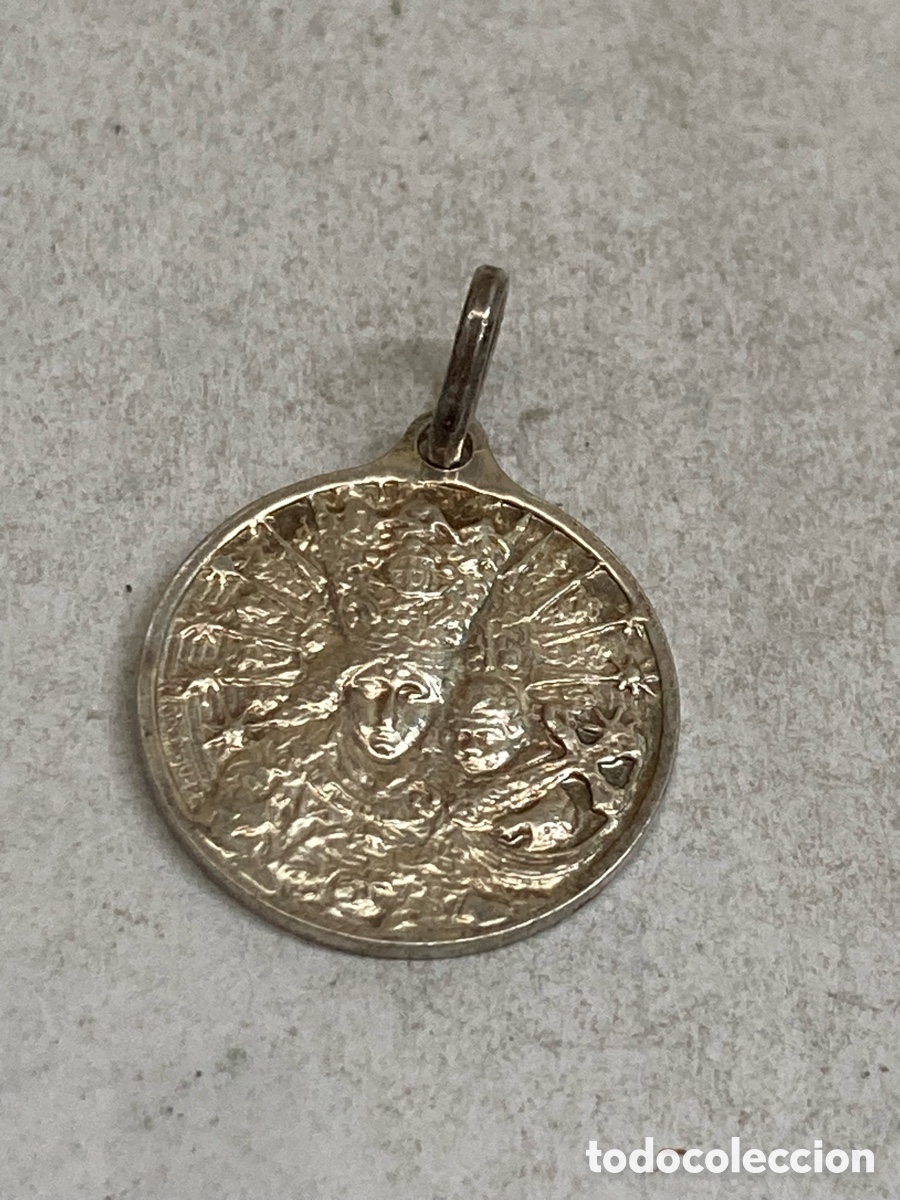 Antig&uuml;edades: Medalla de plata religiosa C326 - Foto 1
