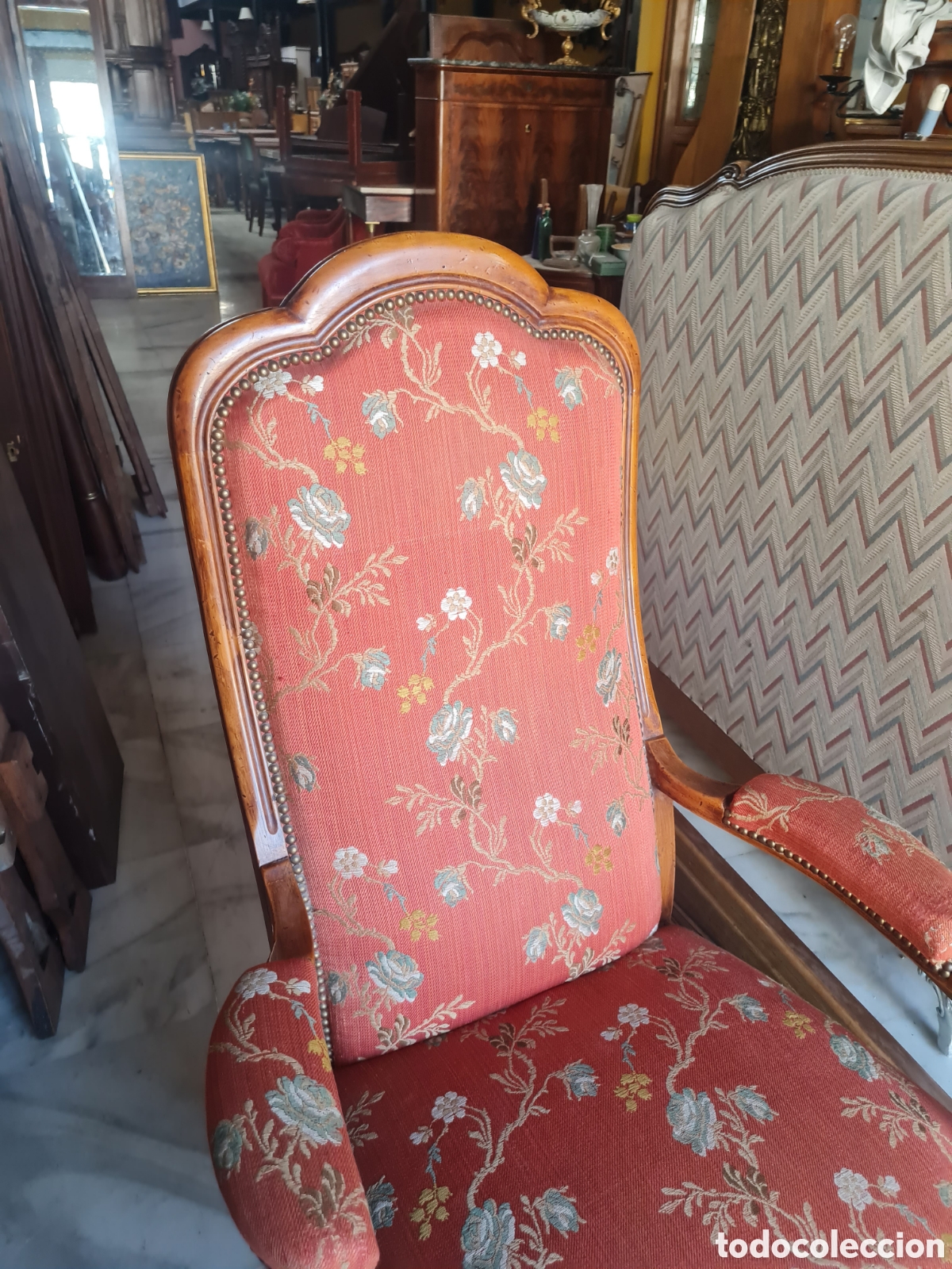 Antig&uuml;edades: Sill&oacute;n berberechos franc&eacute;s del 1900 - Foto 2