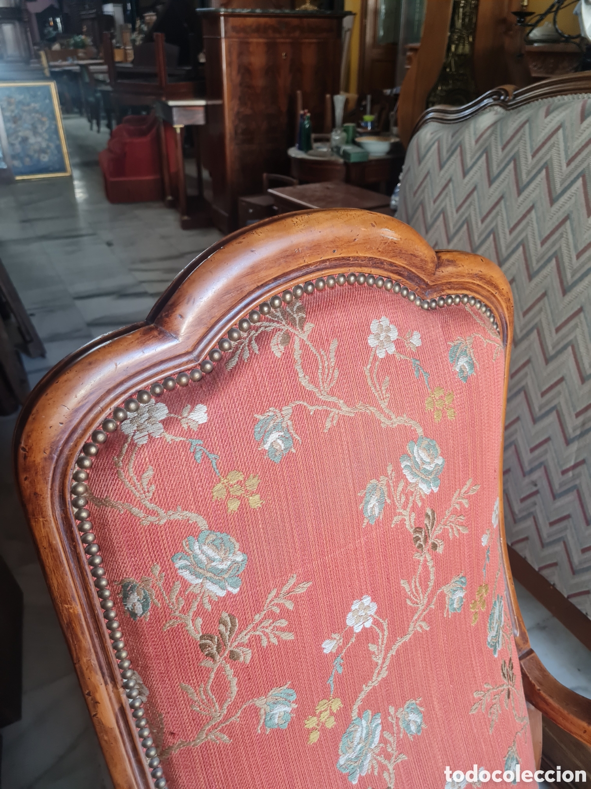 Antig&uuml;edades: Sill&oacute;n berberechos franc&eacute;s del 1900 - Foto 3