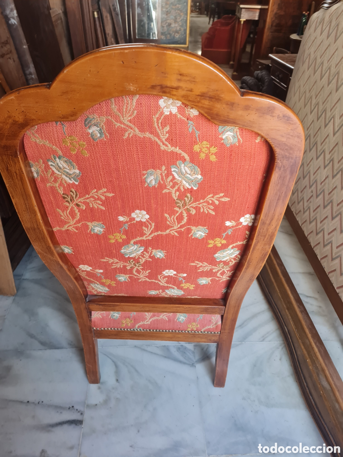 Antig&uuml;edades: Sill&oacute;n berberechos franc&eacute;s del 1900 - Foto 4