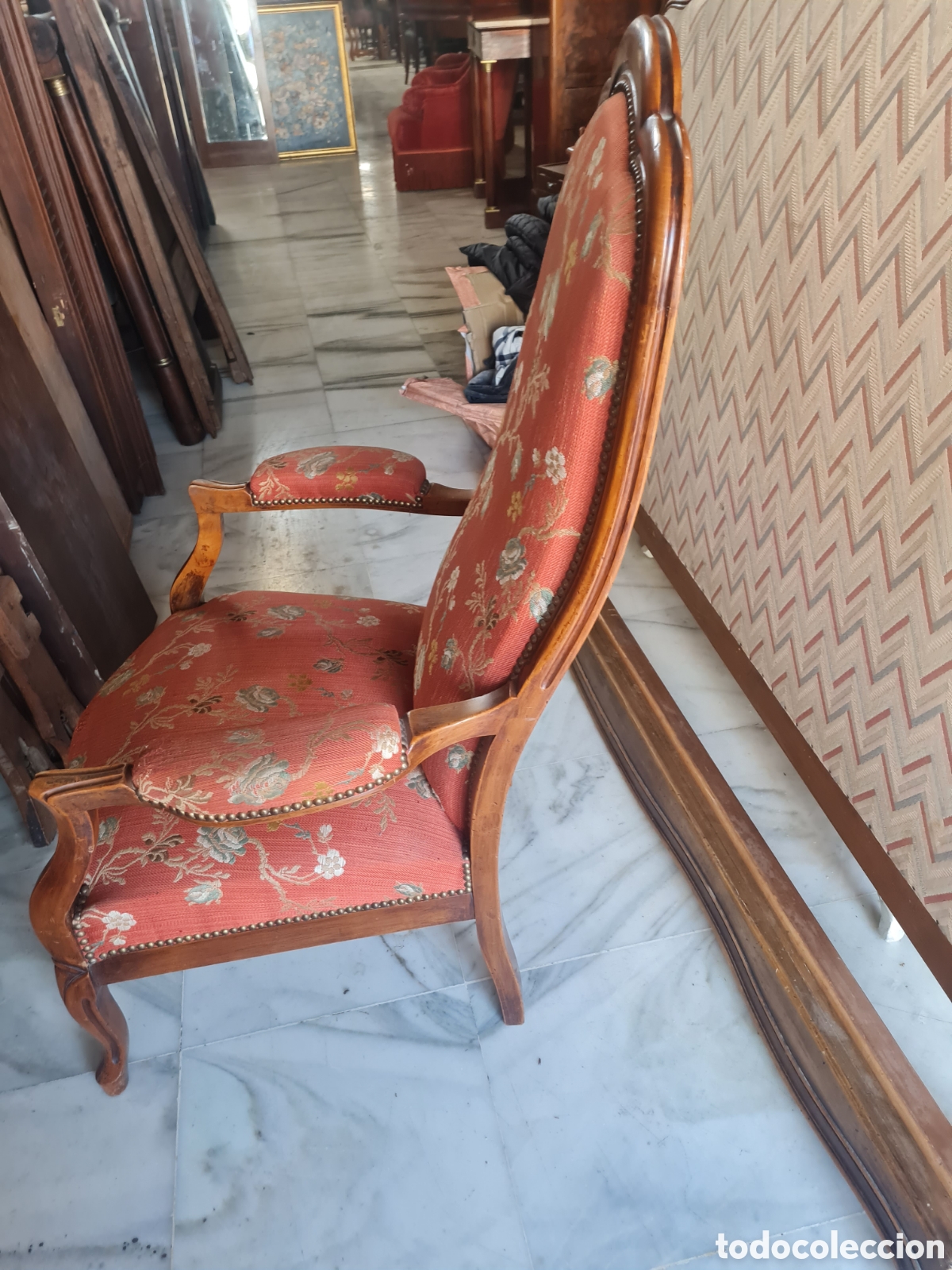 Antig&uuml;edades: Sill&oacute;n berberechos franc&eacute;s del 1900 - Foto 5