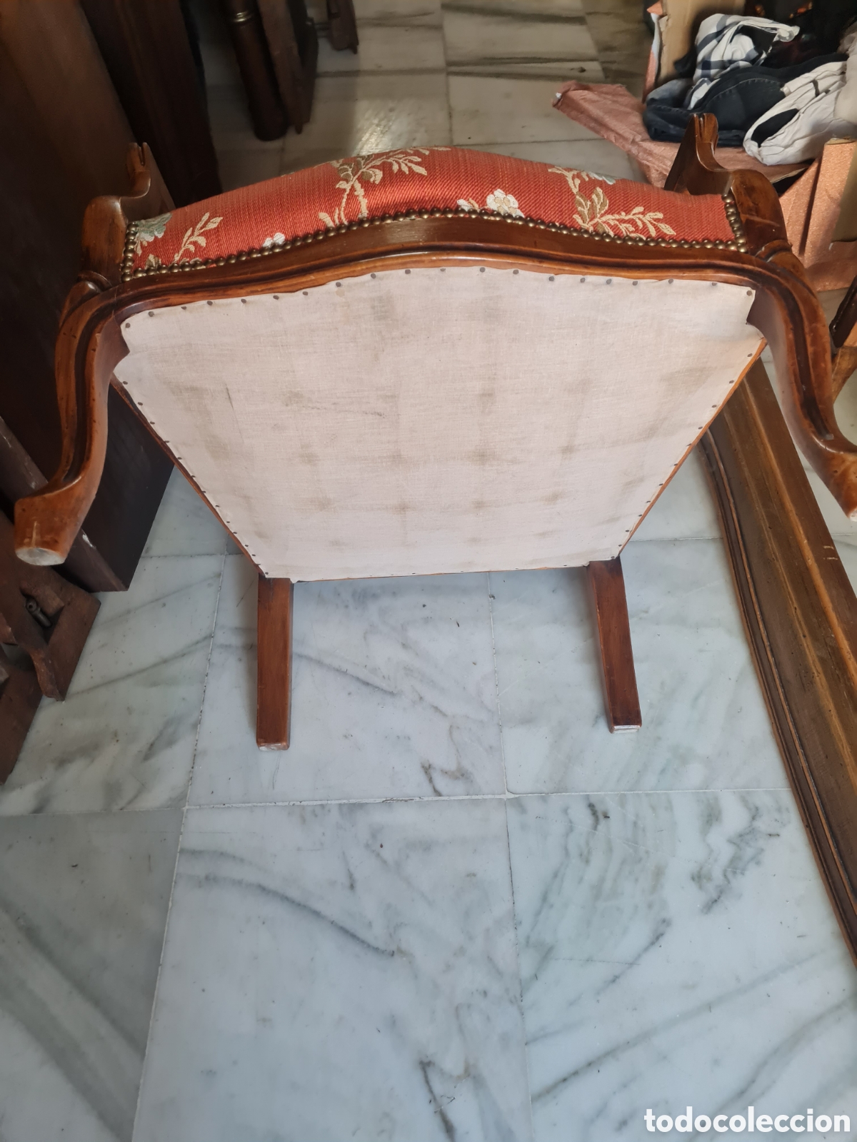 Antig&uuml;edades: Sill&oacute;n berberechos franc&eacute;s del 1900 - Foto 7