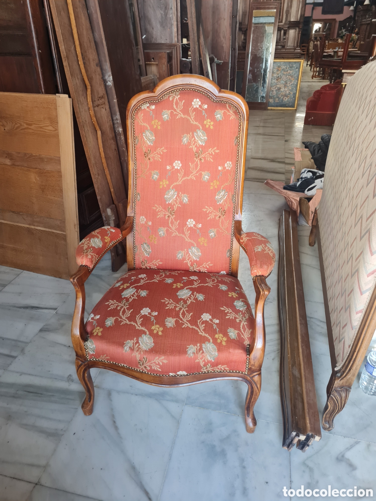 Antig&uuml;edades: Sill&oacute;n berberechos franc&eacute;s del 1900 - Foto 1