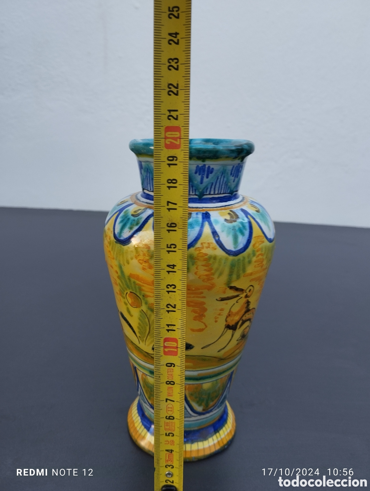 Antig&uuml;edades: PRECIOS JARRON FLORERO DE CER&Aacute;MICA - Foto 2
