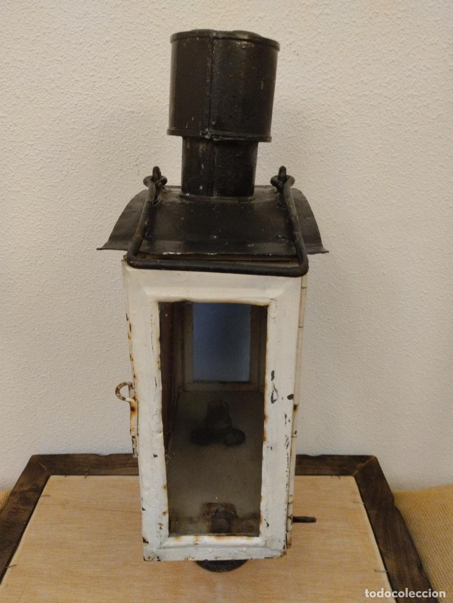 Antig&uuml;edades: Farol Renfe grande antiguo - Foto 2