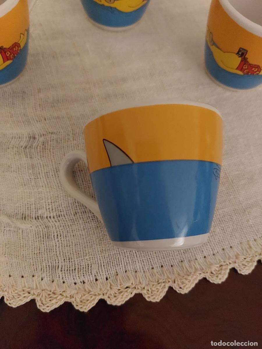 Antig&uuml;edades: 4 TAZAS CAFE THE SIMOSONS - Foto 2