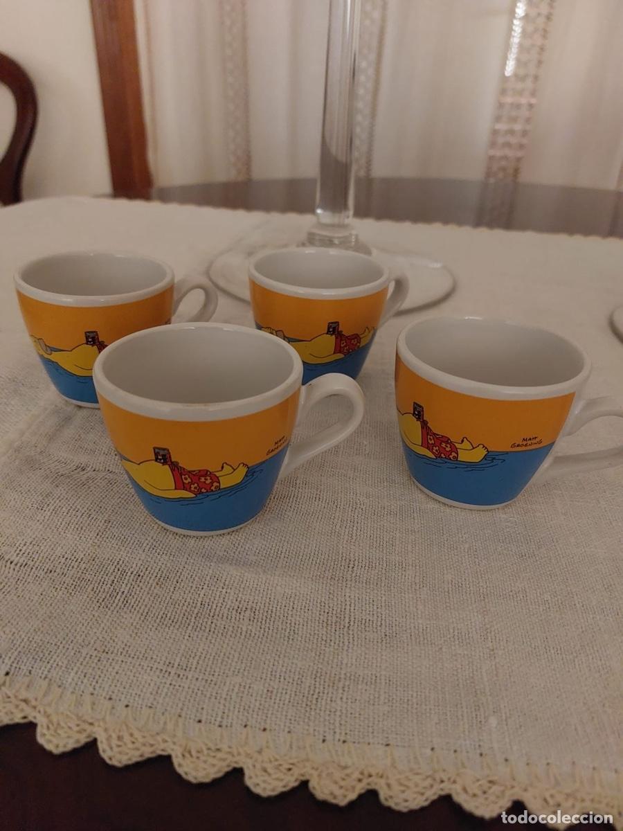 Antig&uuml;edades: 4 TAZAS CAFE THE SIMOSONS - Foto 4