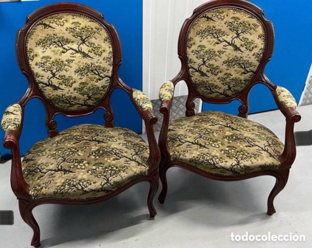 Antig&uuml;edades: Sill&oacute;n estilo isabelino. - Foto 2