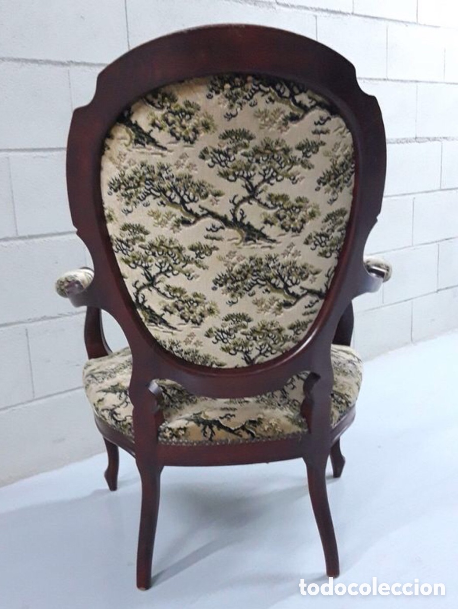 Antig&uuml;edades: Sill&oacute;n estilo isabelino. - Foto 3