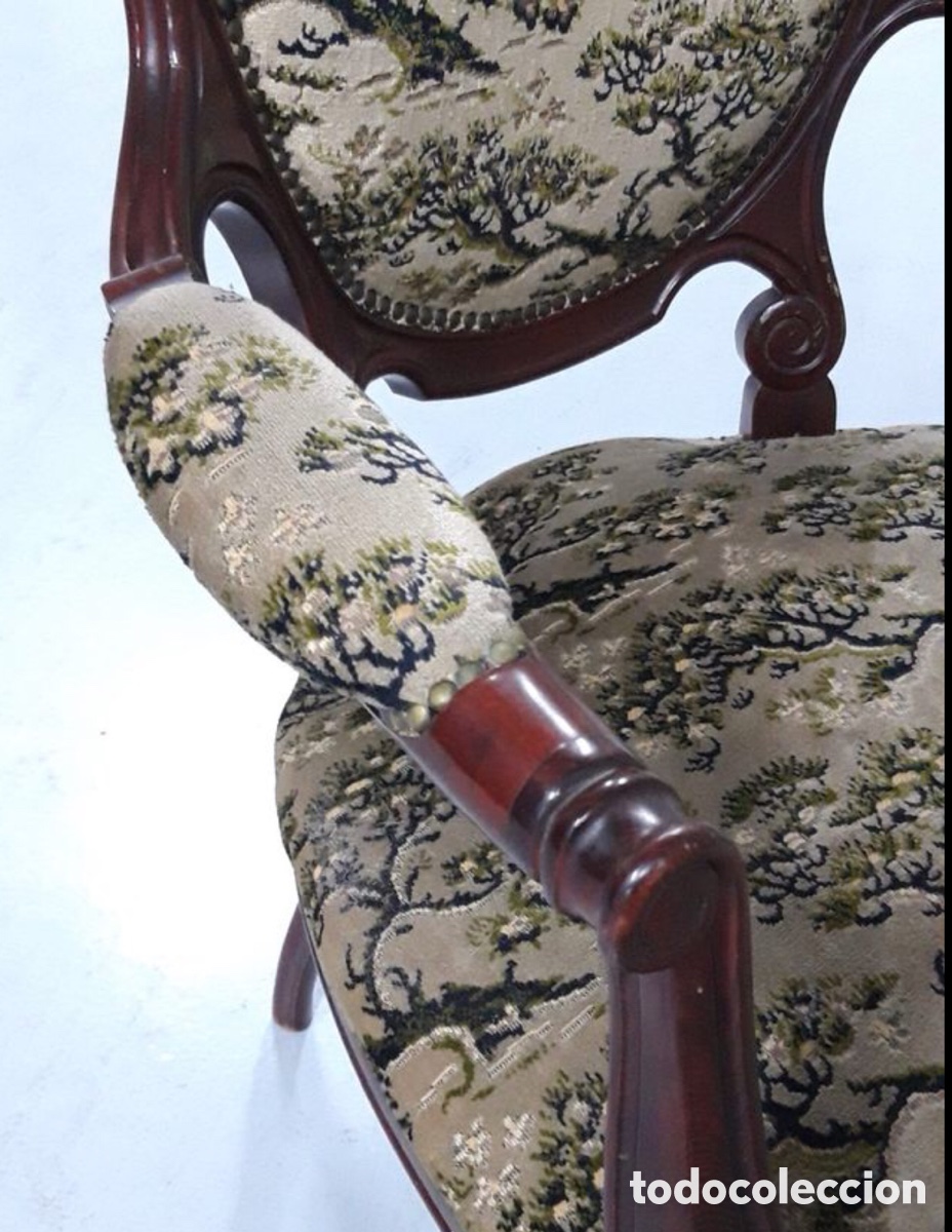 Antig&uuml;edades: Sill&oacute;n estilo isabelino. - Foto 5