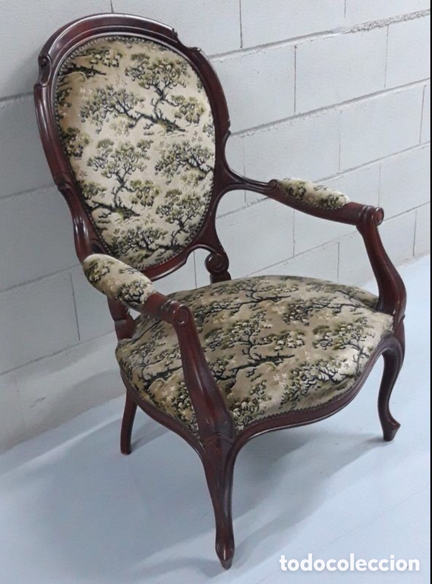 Antig&uuml;edades: Sill&oacute;n estilo isabelino. - Foto 6