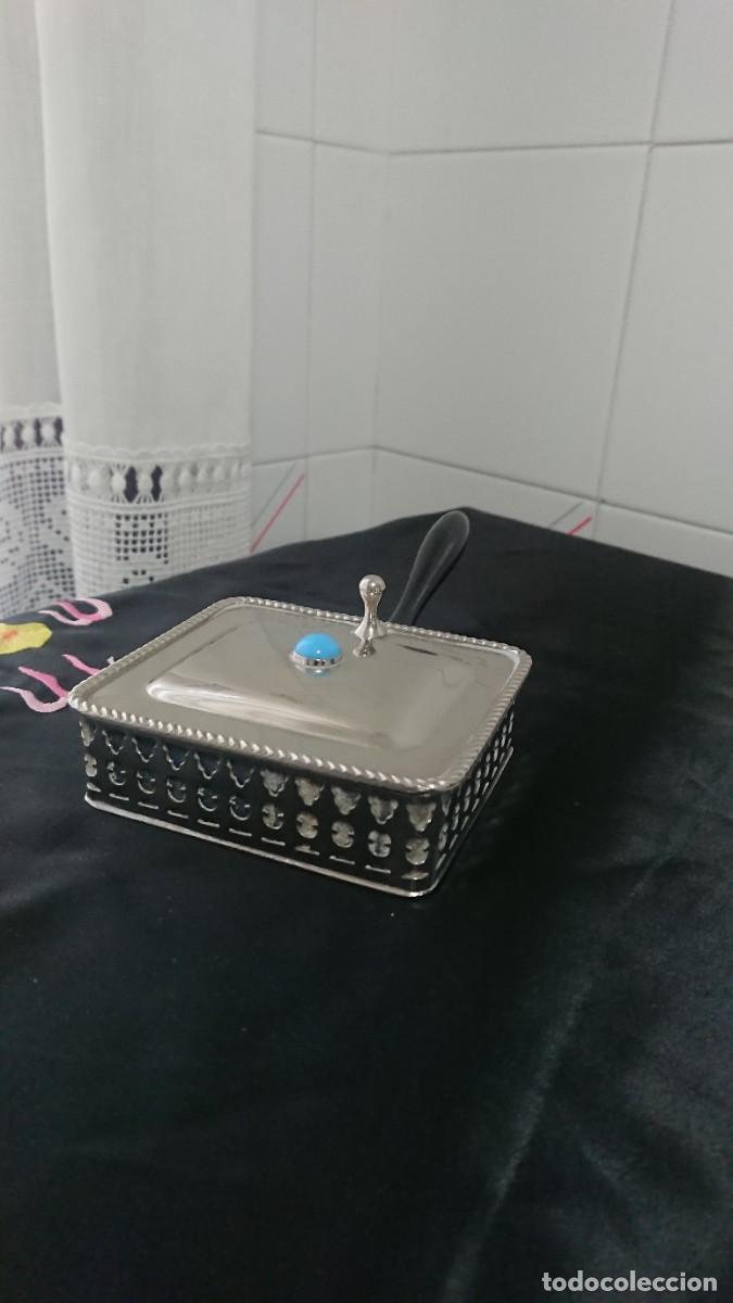 Antig&uuml;edades: Cajita de alpaca antigua - Foto 2