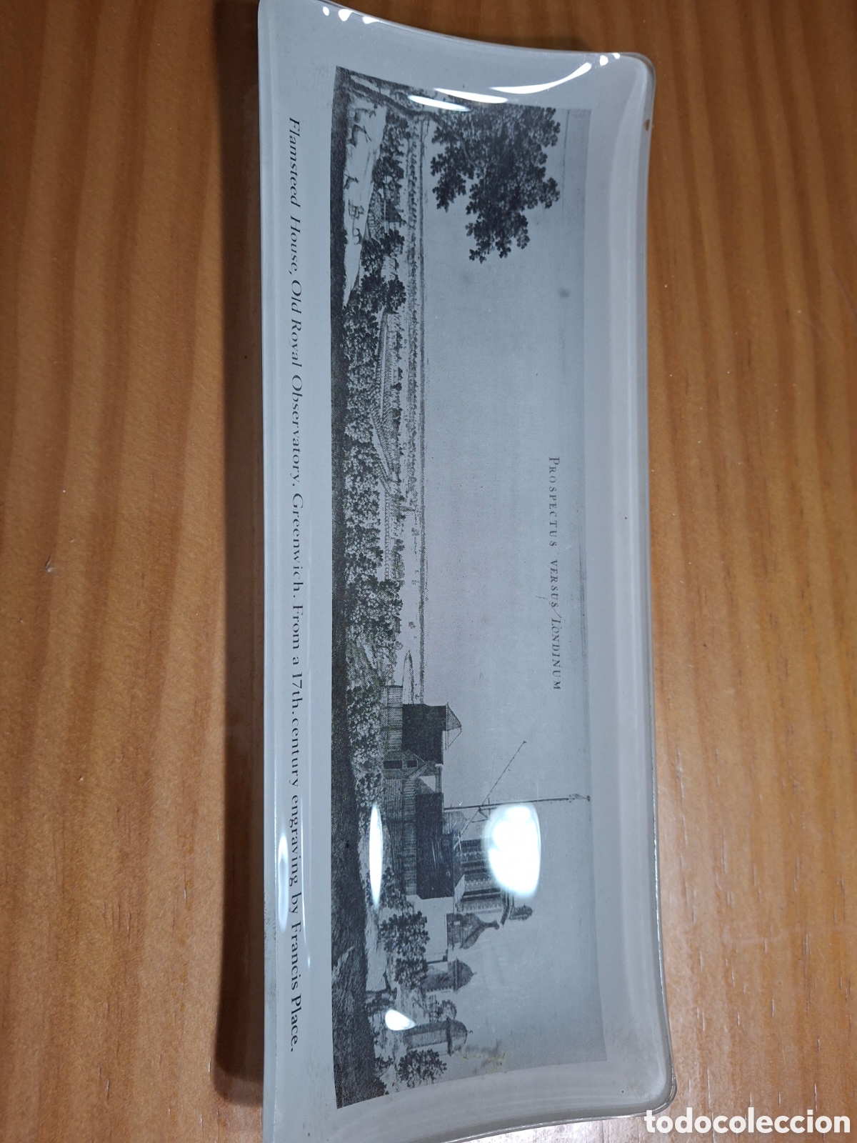 Antig&uuml;edades: Plato de cristal ant&iacute;guo observatorio - Foto 1